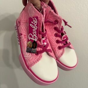 Barbie Kids' Pink High-Top Sneakers 12